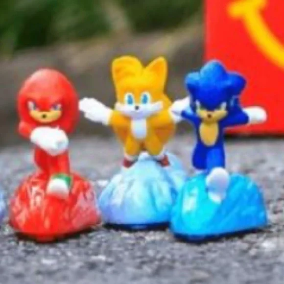 McDonald's Toys Mcdonalds Blue Sonic The Hedgehog Toy New
